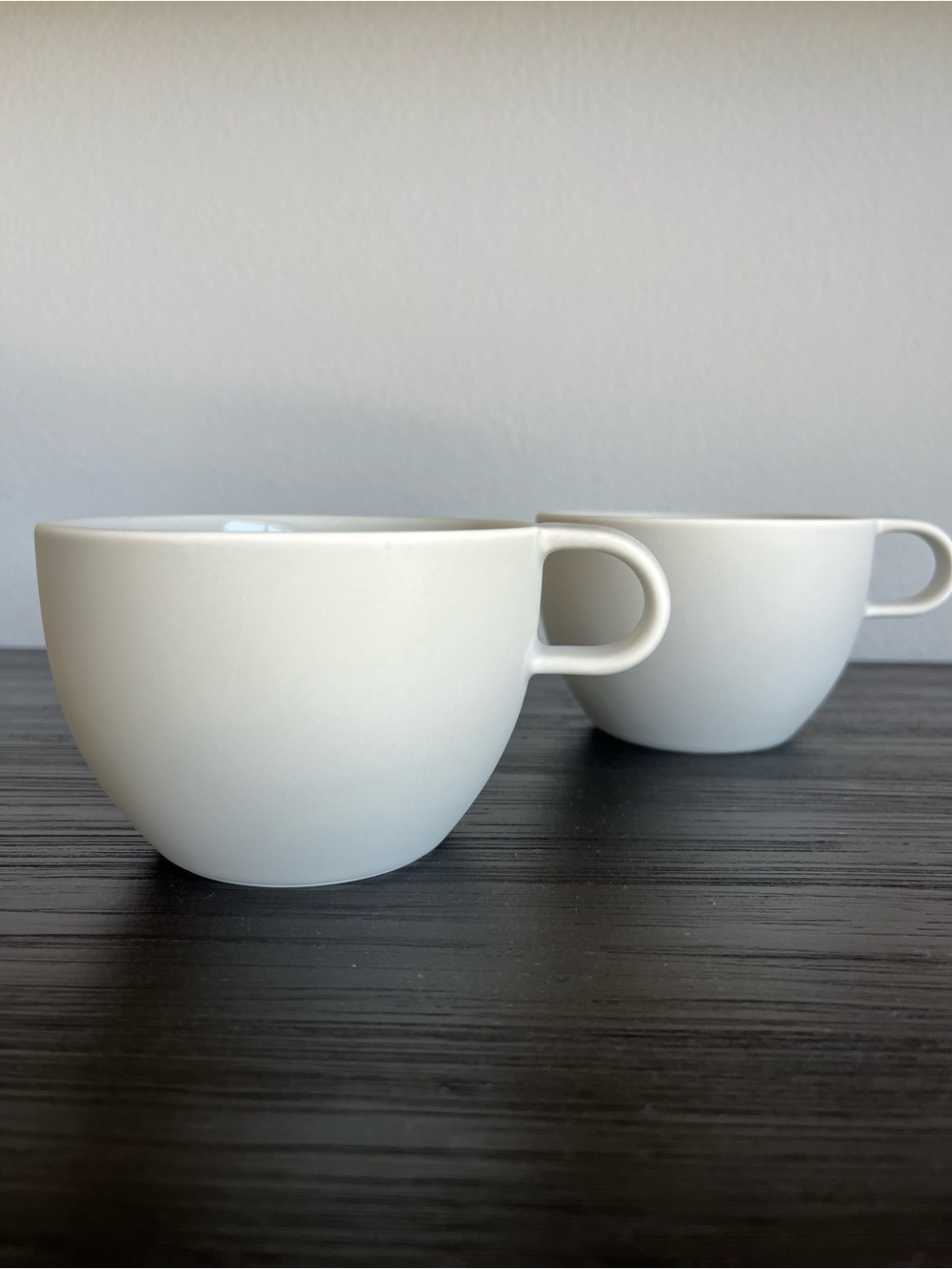 Nespresso Barista - White Ceramic Cappuccino Mugs - Set of 2 (NWT)
